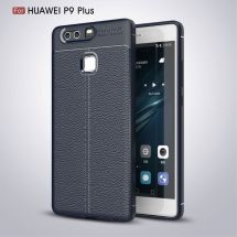 Защитный чехол Deexe Leather Cover для Huawei P9 Plus - Dark Blue: фото 1 из 12
