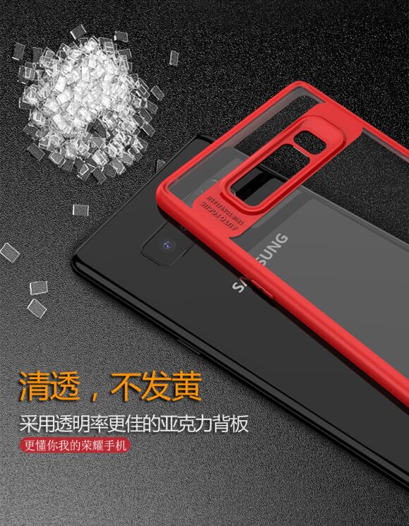 Захисний чохол IPAKY Clear BackCover для Samsung Galaxy Note 8 (N950) - Red: фото 6 з 11