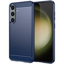 Защитный чехол UniCase Carbon для Samsung Galaxy S24 Plus - Blue: фото 1 из 8