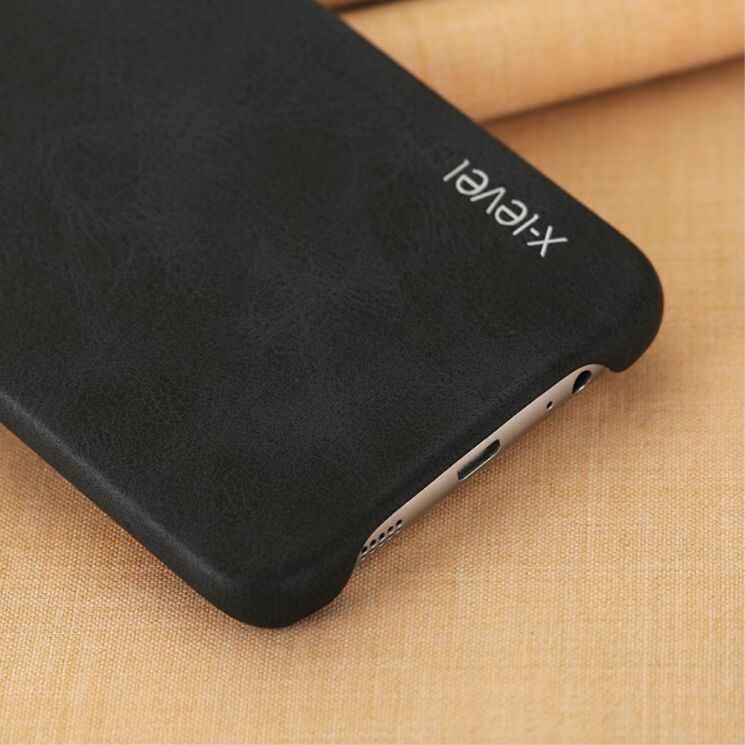 Захисний чохол X-LEVEL Vintage для Samsung Galaxy S6 edge+ (G928) - Black: фото 6 з 13