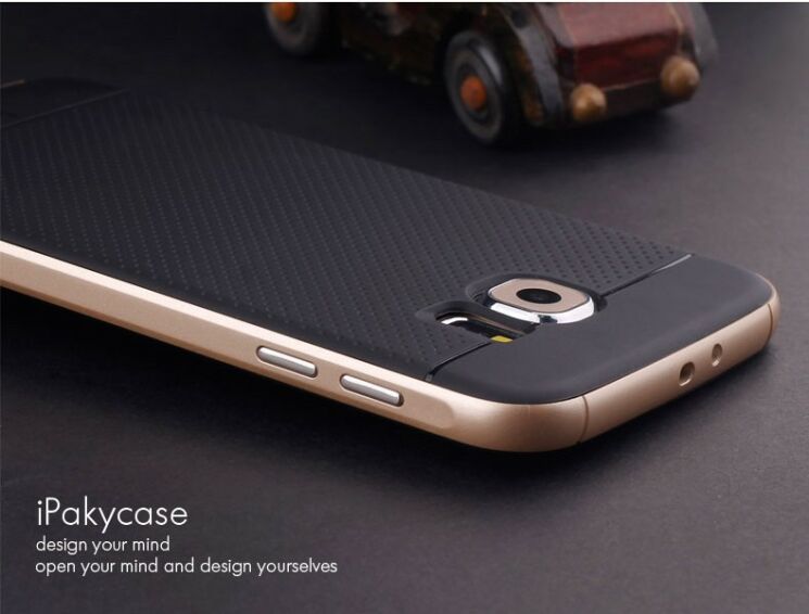 Чехол IPAKY Hybrid Cover для Samsung Galaxy S6 (G920) - Gold: фото 3 из 14
