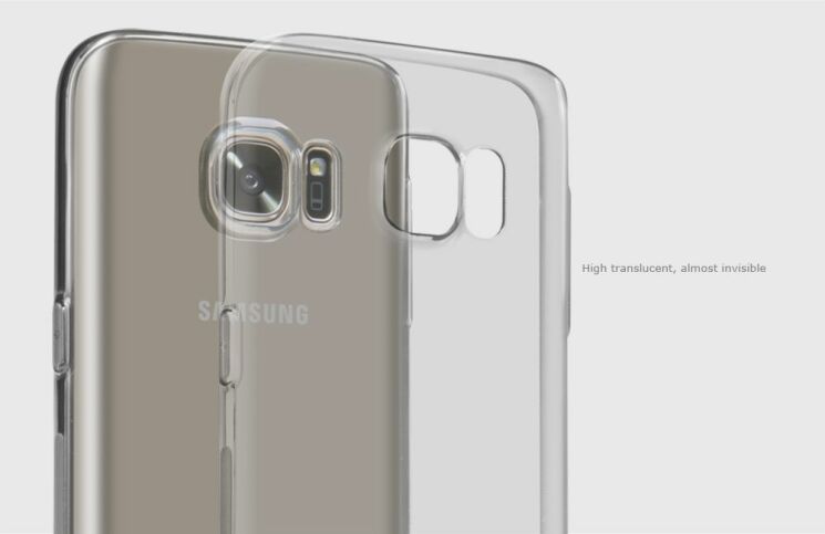 Силиконовая накладка NILLKIN Nature TPU 0.6mm для Samsung Galaxy S7 (G930) - Blue: фото 10 з 17