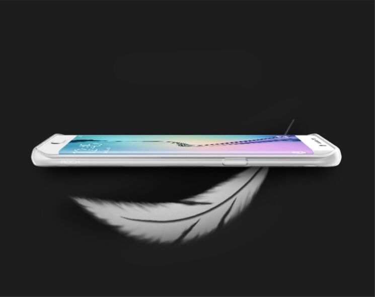 Силиконовая накладка ROCK Ultrathin TPU для Samsung Galaxy S6 edge+ (G928) - Transparent: фото 5 из 5