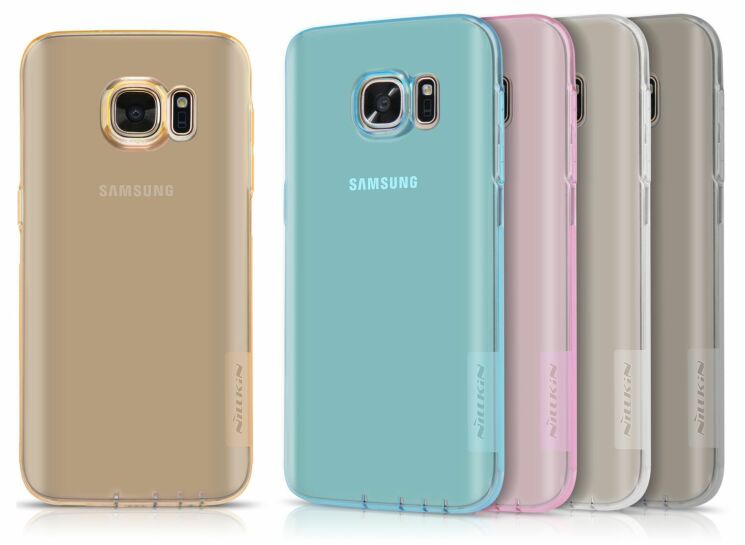 Силиконовая накладка NILLKIN Nature TPU 0.6mm для Samsung Galaxy S7 (G930) - Gray: фото 7 из 17