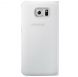 Чехол S View Cover для Samsung S6 (G920) EF-CG920PBEGWW - White (S6-2410W). Фото 2 из 5