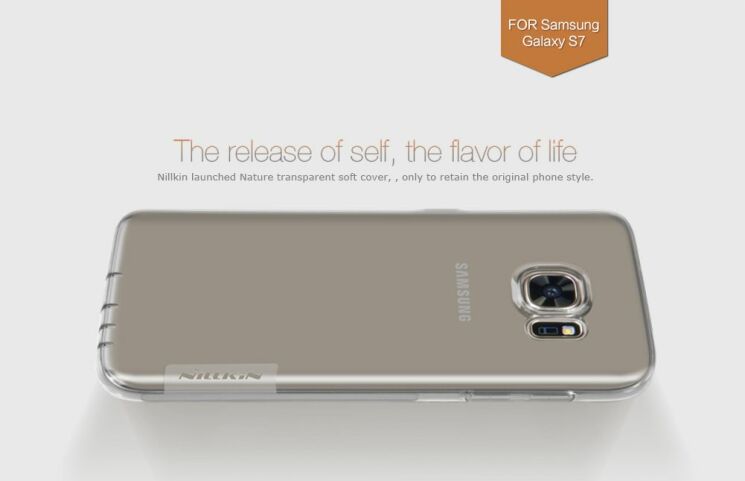 Силиконовая накладка NILLKIN Nature TPU 0.6mm для Samsung Galaxy S7 (G930) - Transparent: фото 8 з 17