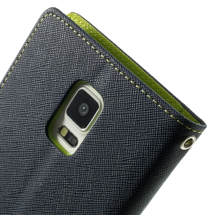Чехол Mercury Cross Series для Samsung Galaxy Note 4 (N910) - Dark Blue: фото 9 из 12