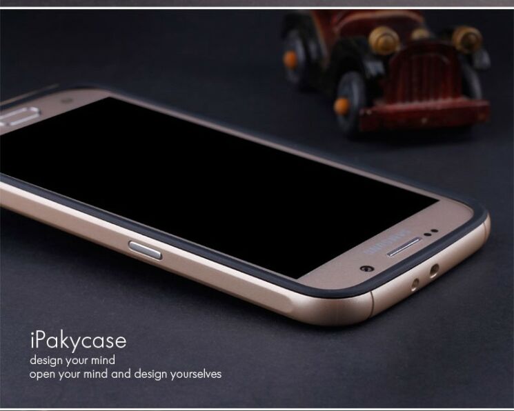 Чохол IPAKY Hybrid Cover для Samsung Galaxy S6 (G920) - Gold: фото 4 з 14