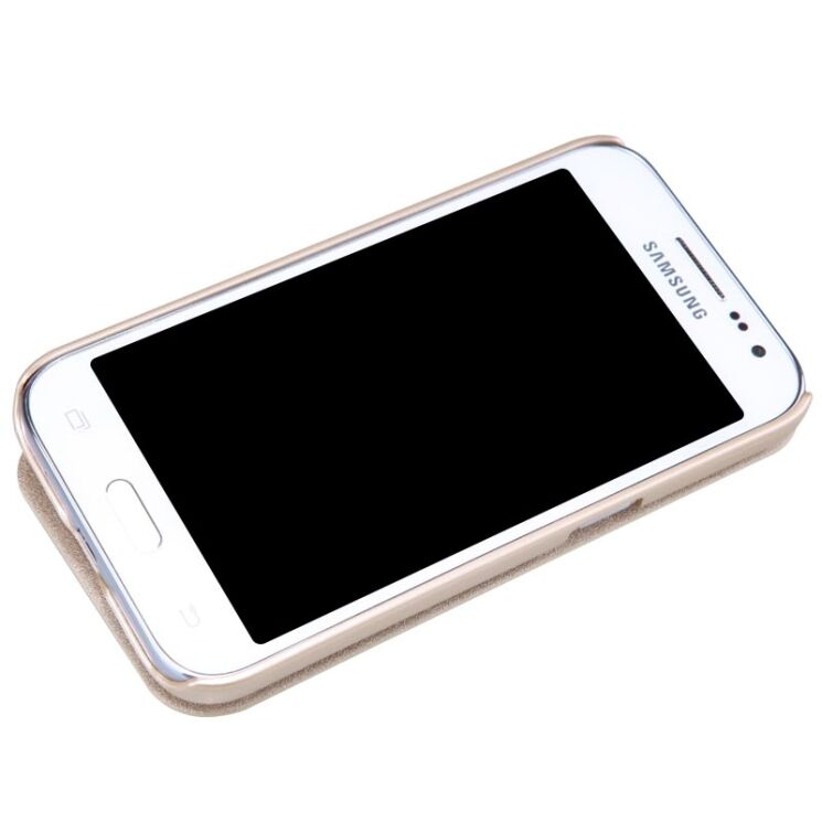 Чехол NILLKIN Sparkle Series для Samsung Galaxy Core Prime (G360) - Gold: фото 3 из 13