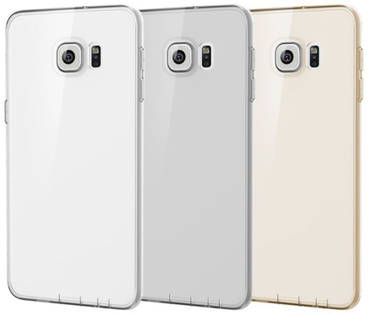 Силиконовая накладка ROCK Ultrathin TPU для Samsung Galaxy S6 edge+ (G928) - Gray: фото 2 з 5