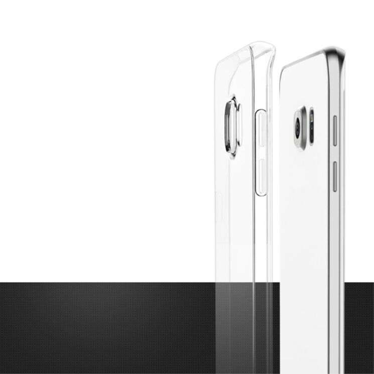 Силиконовая накладка ROCK Ultrathin TPU для Samsung Galaxy S6 edge+ (G928) - Gray: фото 4 з 5