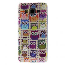 Силиконовая накладка Deexe Life Style для Samsung Galaxy Grand Prime (G530/531) - Owls on a Branch: фото 1 з 5