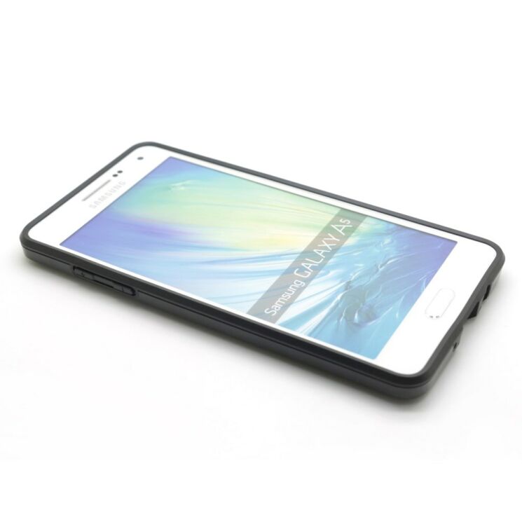 Защитный бампер Deexe Hybrid Bumper для Samsung Galaxy A5 (A500) - Black: фото 3 из 9