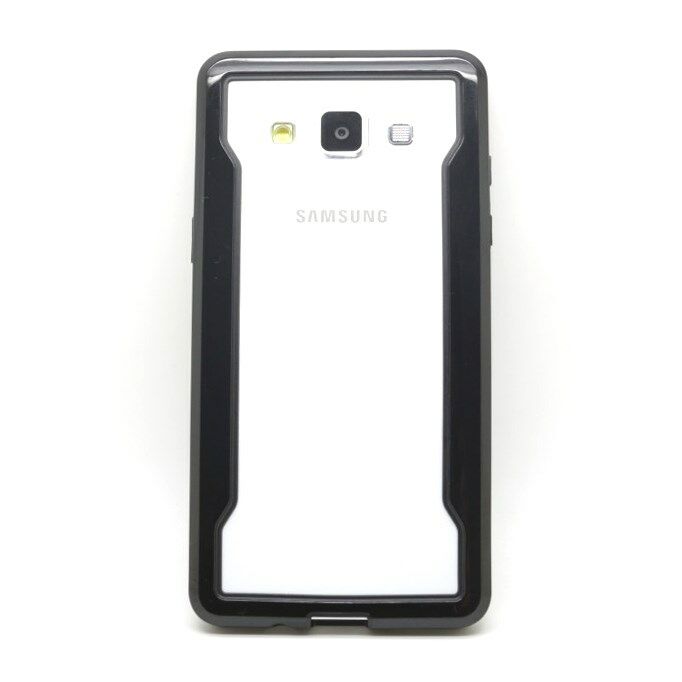 Защитный бампер Deexe Hybrid Bumper для Samsung Galaxy A5 (A500) - Black: фото 1 из 9
