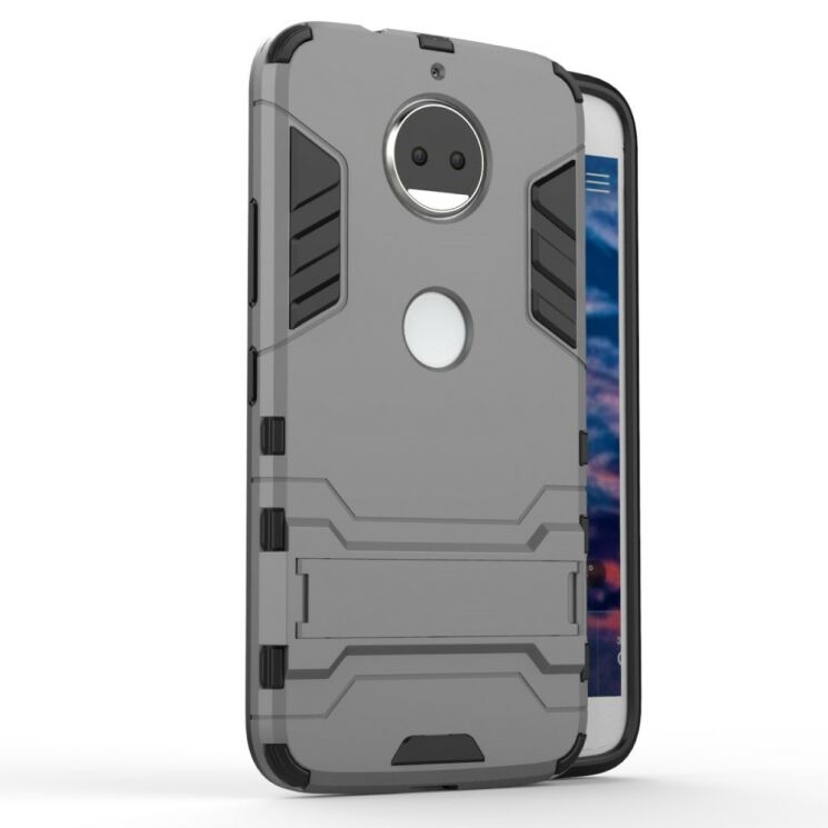 Захисний чохол UniCase Hybrid для Motorola Moto G5s Plus - Grey: фото 2 з 2