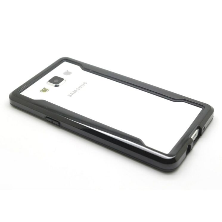 Защитный бампер Deexe Hybrid Bumper для Samsung Galaxy A5 (A500) - Black: фото 2 из 9