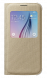 Чехол S View Cover (Textile) для Samsung S6 (G920) EF-CG920 - Gold (S6-2414F). Фото 1 из 7