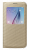 Чехол S View Cover (Textile) для Samsung S6 (G920) EF-CG920 - Gold: фото 1 из 7