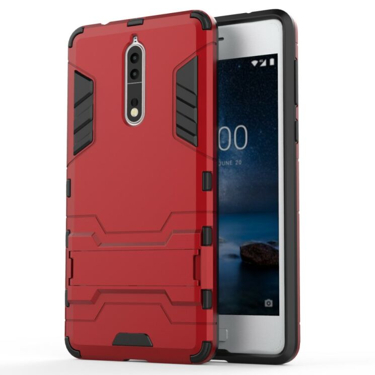 Захисний чохол UniCase Hybrid для Nokia 8 - Red: фото 2 з 7