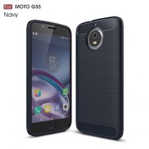 Защитный чехол UniCase Carbon для Motorola Moto G5s - Dark Blue: фото 1 из 11