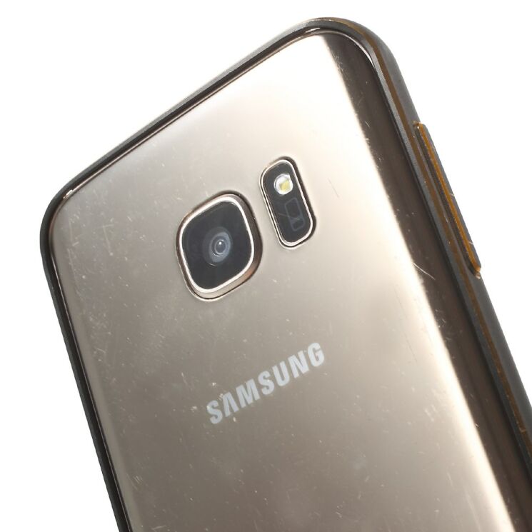 Бампер LOVE MEI Buckle Metal для Samsung Galaxy S7 (G930) - Black: фото 3 из 6