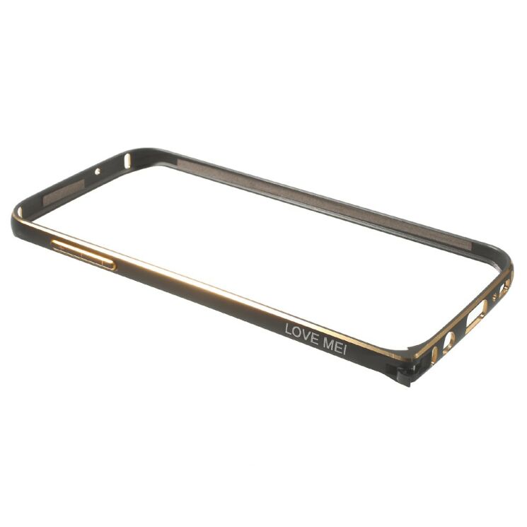 Бампер LOVE MEI Buckle Metal для Samsung Galaxy S7 (G930) - Black: фото 5 з 6