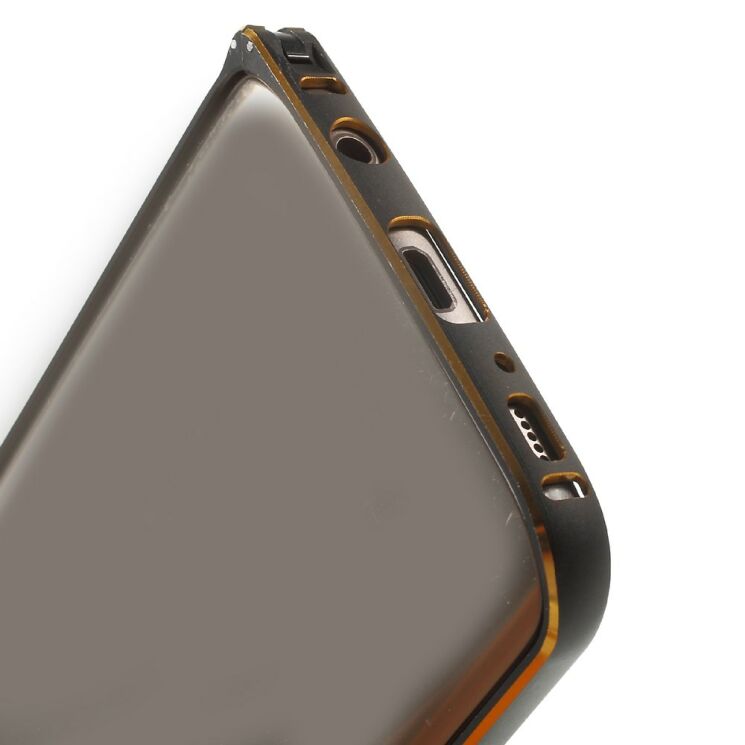 Бампер LOVE MEI Buckle Metal для Samsung Galaxy S7 (G930) - Black: фото 4 з 6