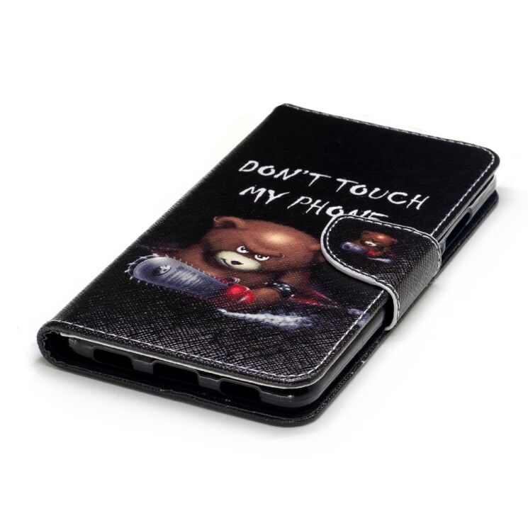 Чохол-книжка Deexe Color Wallet для Huawei Y7 - Don't Touch My Phone: фото 6 з 8