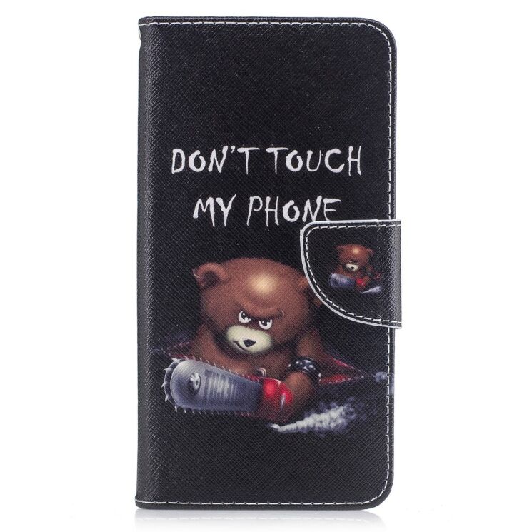 Чохол-книжка Deexe Color Wallet для Huawei Y7 - Don't Touch My Phone: фото 2 з 8