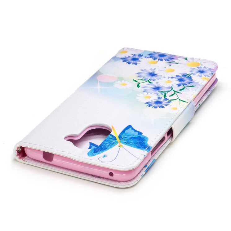 Чехол-книжка Deexe Color Wallet для Huawei Y7 - Butterfly in Flowers B: фото 7 из 8