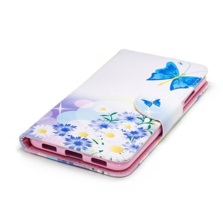 Чехол-книжка Deexe Color Wallet для Huawei Y7 - Butterfly in Flowers B: фото 6 из 8