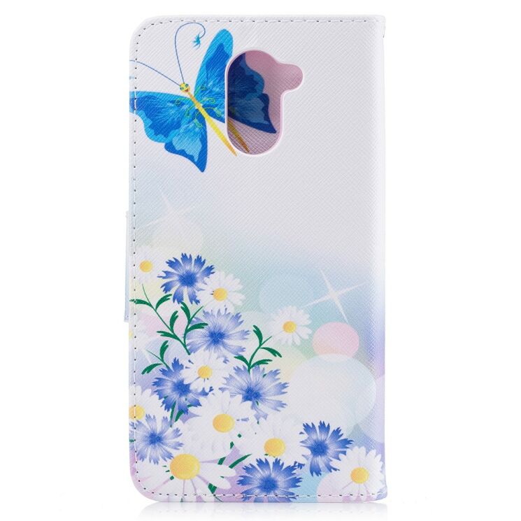 Чехол-книжка Deexe Color Wallet для Huawei Y7 - Butterfly in Flowers B: фото 3 из 8