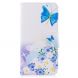 Чехол-книжка Deexe Color Wallet для Huawei Y7 - Butterfly in Flowers B (124300C). Фото 2 из 8