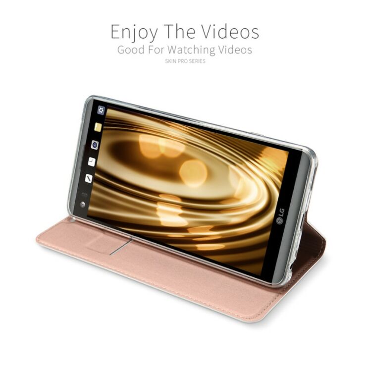 Чехол-книжка DUX DUCIS Skin Pro для LG G6 - Rose Gold: фото 13 из 14