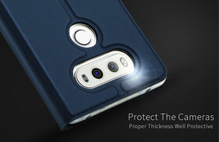 Чохол-книжка DUX DUCIS Skin Pro для LG G6 - Dark Blue: фото 10 з 14