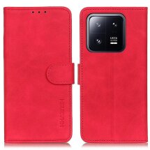 Чохол-книжка KHAZNEH Retro Wallet для Xiaomi 13 - Red: фото 1 з 9