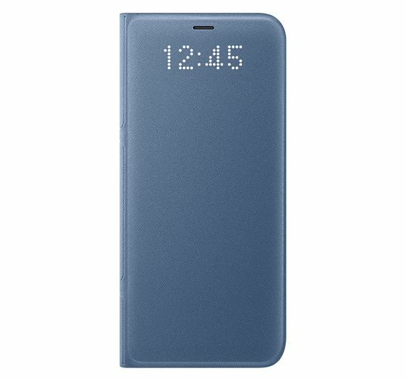 Чехол-книжка LED View Cover для Samsung Galaxy S8 (G950) EF-NG950PLEGRU - Blue: фото 2 из 4