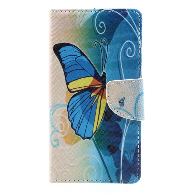 Чехол-книжка UniCase Life Style для Lenovo K6 - Blue Butterfly: фото 1 из 6