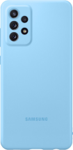 Чехол Silicone Cover для Samsung Galaxy A72 (А725) EF-PA725TLEGRU - Blue: фото 1 из 5