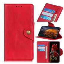 Чохол UniCase Vintage Wallet для Motorola Moto G60s - Red: фото 1 з 13