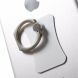 Кільце-тримач для смартфона Deexe Metal Ring - White (981209W). Фото 3 з 7