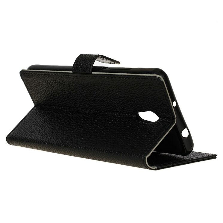 Кожаный чехол-книжка UniCase Leather Cover для Meizu M5s - Black: фото 6 з 6