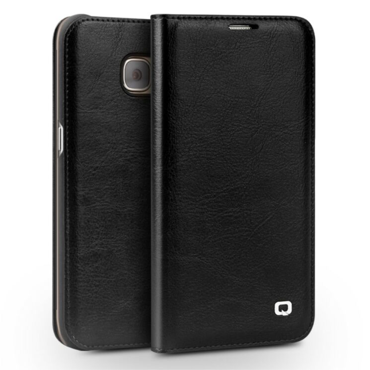 Кожаный чехол QIALINO Classic Case для Samsung Galaxy S7 (G930) - Black: фото 1 из 7