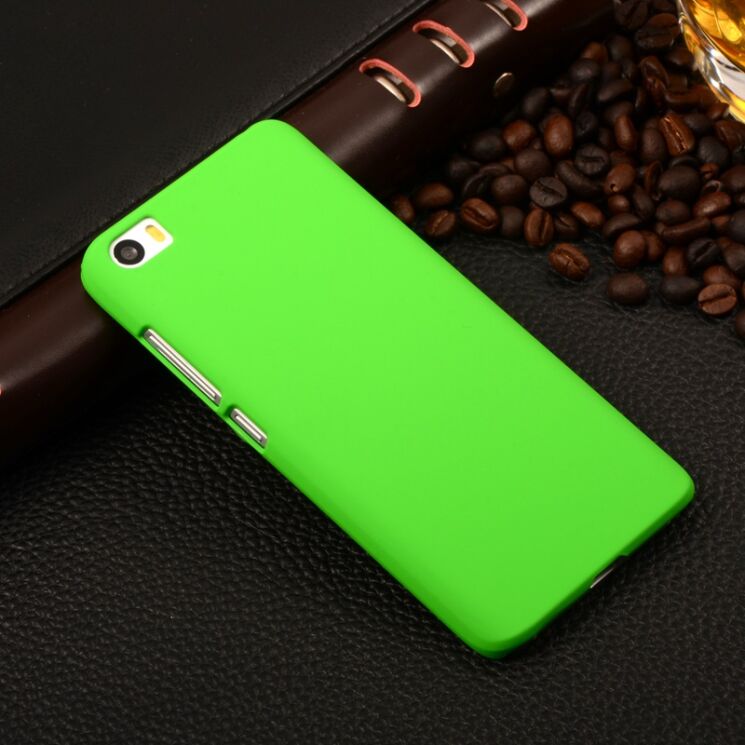 Пластиковая накладка Deexe Hard Shell для Xiaomi Mi5 - Green: фото 1 из 2