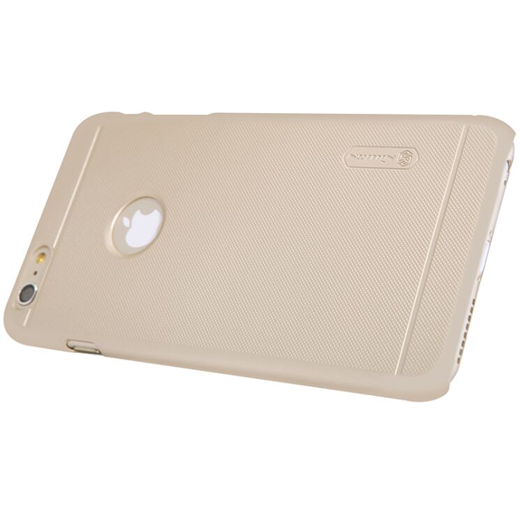 Пластиковый чехол NILLKIN Frosted Shield для iPhone 6/6s Plus - Gold: фото 5 из 14