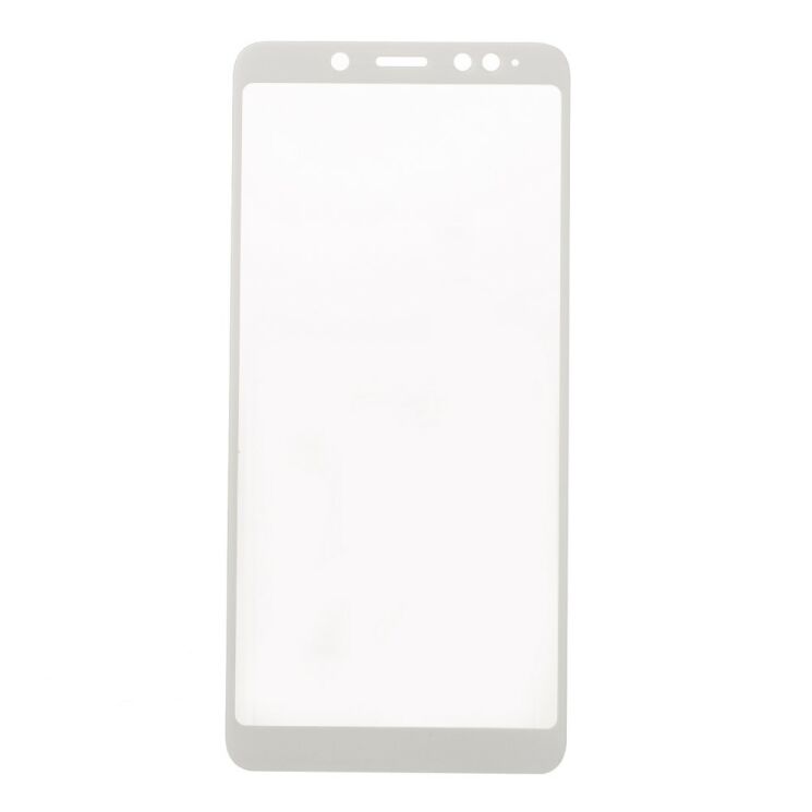 Защитное стекло Deexe Full Coverage для Xiaomi Redmi Note 5 / Note 5 Pro - White: фото 1 из 3