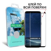 Захисне скло MakeFuture 3D FullGlue Cover для Samsung Galaxy S9 (G960) - Black: фото 1 з 6