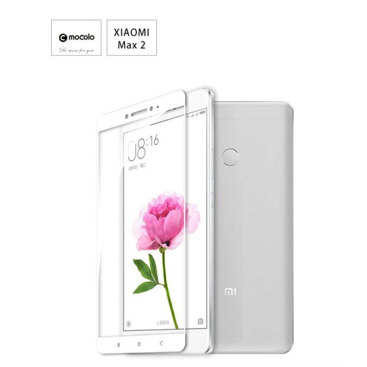 Захисне скло MOCOLO 3D Silk Print для Xiaomi Mi Max 2 - White: фото 2 з 6
