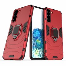 Защитный чехол Deexe Hybrid Case для Samsung Galaxy S21 Plus - Red: фото 1 из 8