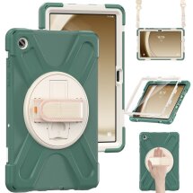 Захисний чохол Deexe Shockproof Case для Samsung Galaxy Tab A9 Plus (X210/216) - Emerald Green: фото 1 з 8